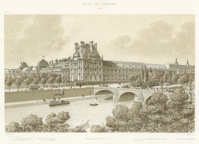 チュイルリー宮殿、1869 作： French School