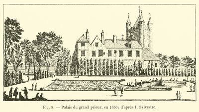 大修道院宮殿、1650年。シルベストル後 作： French School