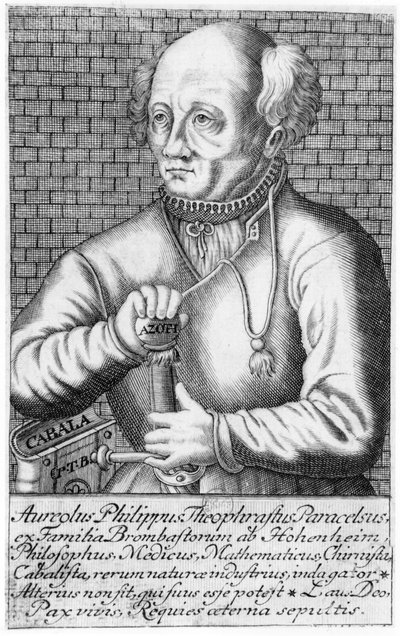 パラセルス（1493-1541） 作： French School