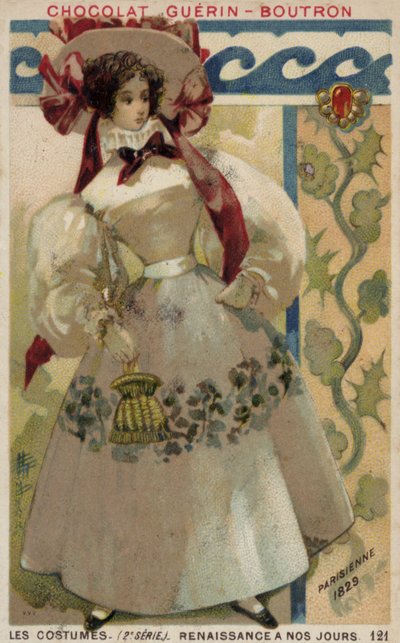 パリのファッション、1829 作： French School