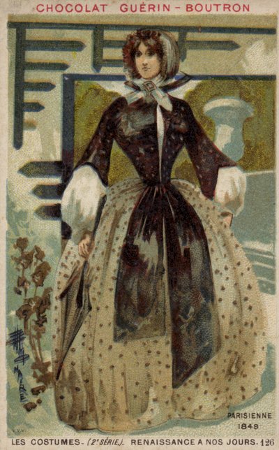 パリのファッション、1848 作： French School