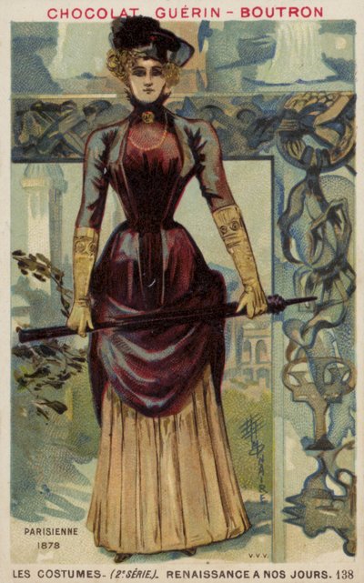 パリのファッション、1878 作： French School