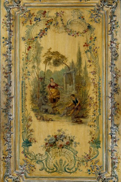 牧歌的風景、ザクセン王妃マリー・ジョゼフの居室のパネル（1731年～1767年 作： French School