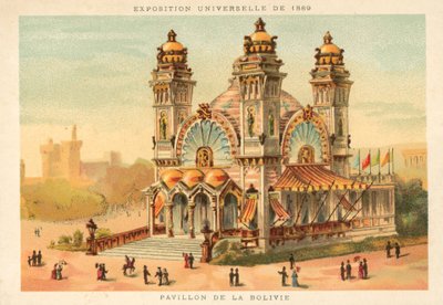 ボリビアのパビリオン、パリ万博1889 作： French School