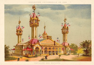 子供のパビリオン、万博1889、パリ 作： French School