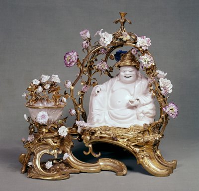 調香料（カソレット）1745-49（中国の磁器、やわらかい磁器、オルモル） 作： French School