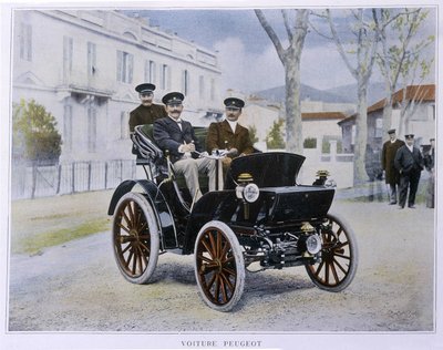 プジョー車（モンテカルロのコンクール・デレガンスで1位を獲得 作： French School