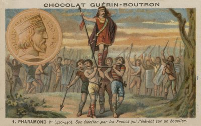 ファラモンド1世、フランク王 作： French School