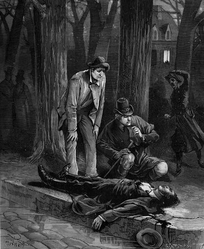 フランス人エンジニアのフィリップ・ルボンは、1804年にナポレオンの聖別式を見に行ったパリのシャンゼリゼ通りを横断中、13回の刺殺により死亡しました。"Histoire populaire des sciences, inventions et discoveries from the first centuries "では 作： French School