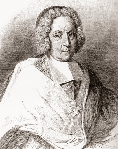 Pierre-PaulGuérinde Tencin、1679-1758。フランスの聖職者、アンブランとリヨンの大司教、枢機卿。 Les Heures Libresから1908年に発行されました。 作： French School