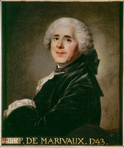 ピエール・カレ・ド・マリヴォー、フランスの劇作家、小説家... 作： French School