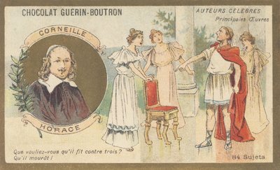 ピエール・コルネイユ（1606-1684）、フランスの劇作家・詩人、戯曲「ホレス」（1640年）の作者 作： French School
