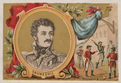 フランスの将軍、Pierre Yrieix Daumesnil 作： French School