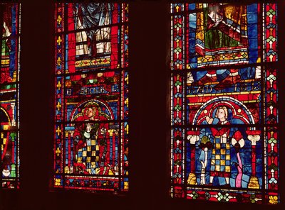 ピエールドドルー（1190〜1250年）と息子のジャンドブルターニュ（1237〜86年）の詳細 作： French School