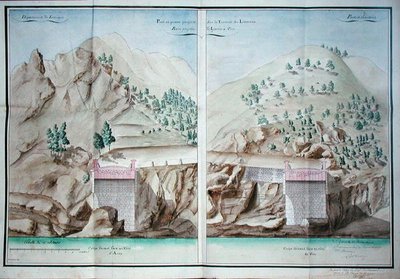 コルシカ島のリアモネ川に架かる石橋の建設計画 作： French School