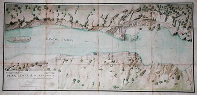 コルシカ島のリアモネ川に架かる石橋の建設計画 作： French School