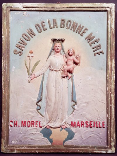 プラーク広告の良い母の石鹸、1880（石膏） 作： French School