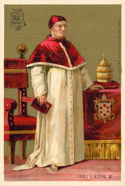ローマ法王レオ10世（クロモリッチョ 作： French School