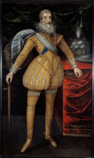ヴァレッタのジャン・ルイ・ド・ノガレ（1554-1642）エペルノン公爵の足元の肖像。フランス派の絵画 作： French School