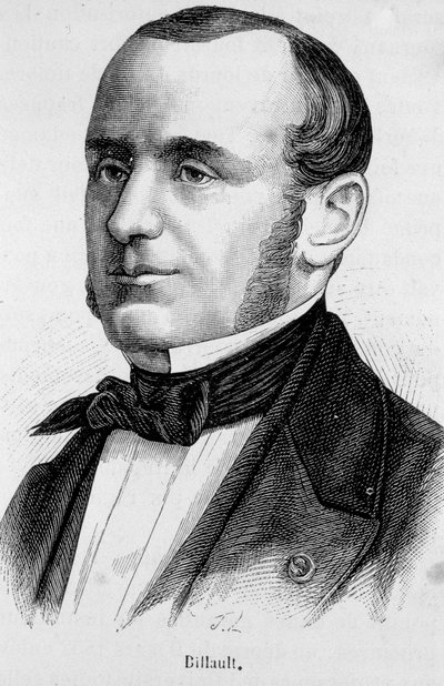 アドルフ・ビヨール（1805-1863）の肖像。 作： French School
