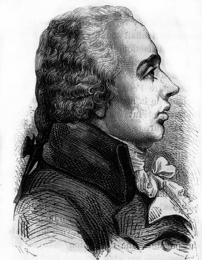 フランスの数学者Adrien Marie Legendre (1752 -1833)の肖像。 作： French School