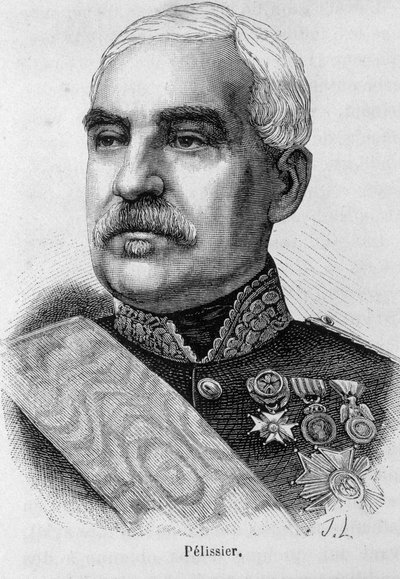 マラコフ公爵エイマブル・ジャン・ジャック・ペリシエ（1794-1864）の肖像 - アンリ・マルタン作「L