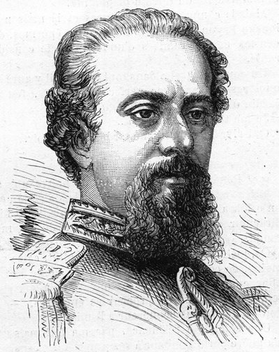 アルゼンチン大統領アレホ・フリオ・アルヘンティーノ・ロカ・パス（1843-1914）の肖像。10月24日付「Le Monde Illustré」1230号に掲載された図版 作： French School