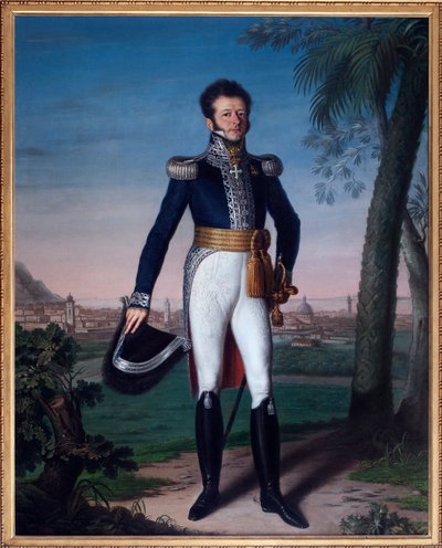 維新後のニース総督、アンニバル・デ・サルーセス（アンニバレ・ディ・サルーゾ）（1776-1852）の肖像 - ジャン・ヴァッカによる絵画、油彩・キャンバス、フランス美術 - ニース市立公文書館 作： French School
