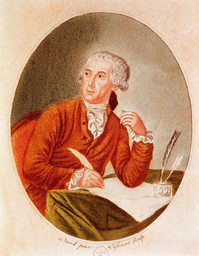 アントワーヌ・ローラン・ラヴォワジエ（1743-1794）の肖像 作： French School
