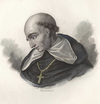 バルトロメ・デ・ラス・カサス（1472-1566）の肖像画、スペインのドミニコ会の兄弟、チアパスのエベケ。 作： French School