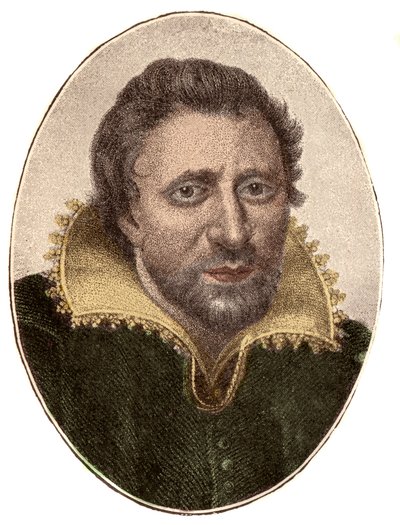 ベン・ジョンソンの肖像（1572-1637）、イギリス人作家、劇作家 作： French School