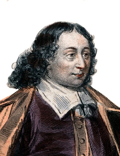 フランスの数学者であり作家であるブレーズ・パスカル（1623-1662）の肖像。 作： French School