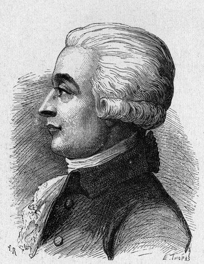 フランスの航空技術者であるブランシャール（1709-1853）の肖像画。 作： French School