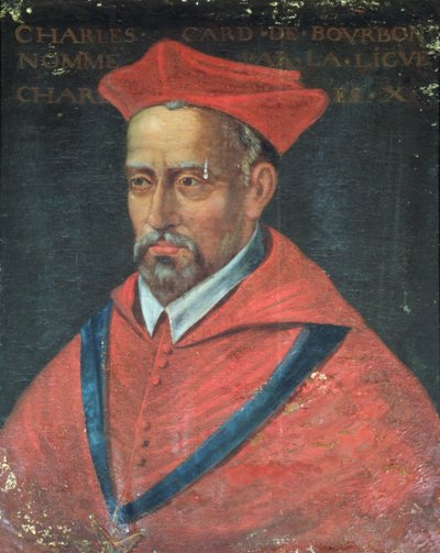 シャルル・ド・ブルボン枢機卿（1523-90）の肖像 1617-38（油彩・キャンバス） 作： French School