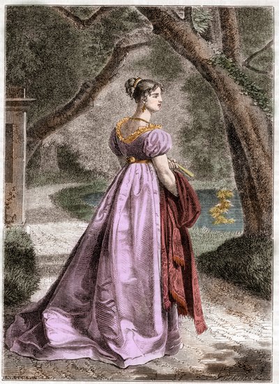 Portrait of Catherine of Württemberg 1783 1835 Queen of Westphalia - ジェローム・ボナパルトの妻でウェストファリアの女王であるCatherine of Württemberg (1783-1835)の肖像 - Adolphe Thiersの "Histoire de l