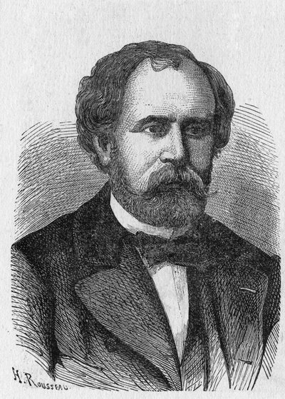 シャルル・ローランの肖像-「科学のアルバム、輝かしい科学者たち、偉大な発見」1896年所収。 作： French School