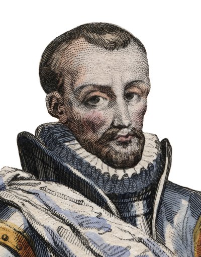 フランスの元帥、ブリサック伯爵（1505-1563）のシャルルドコッセの肖像。 作： French School