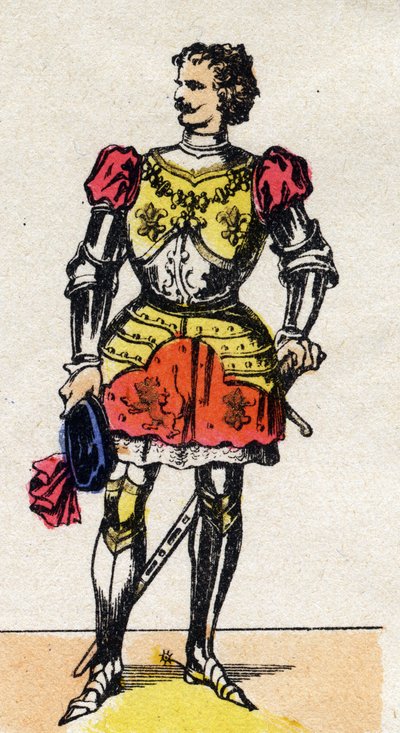 シャルル・ザ・テメレール（1433-1477）の肖像 1467年のブルゴーニュ公。 作： French School