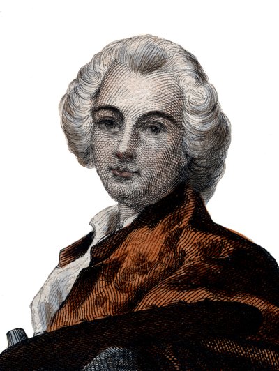 フランスの画家、クロードジョセフヴェルネ（1714-1789）の肖像。 作： French School