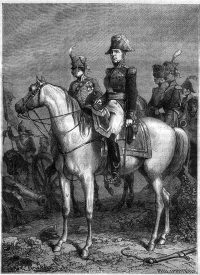 帝国の牧童（1807年）、1808年にベルーヌ公となったクロード・ヴィクトル・ペラン（ヴィクトルと呼ばれる）の肖像 - アドルフ・ティエールの「領事史と帝国の歴史」に掲載 - 1879年 - 個人蔵 作： French School