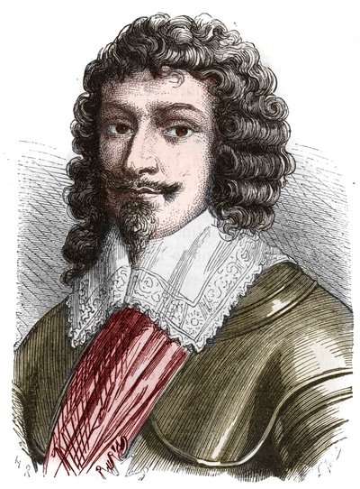 モンモランシー公アンリ2世の肖像（1595-1632年） 19世紀末のエングレーヴィング 作： French School