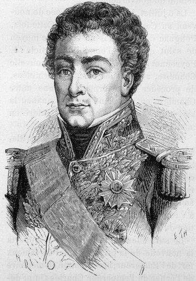 フランス海軍提督兼ペアのデュプレの肖像（1775年～1846年） - アンリ・マルタン作「L