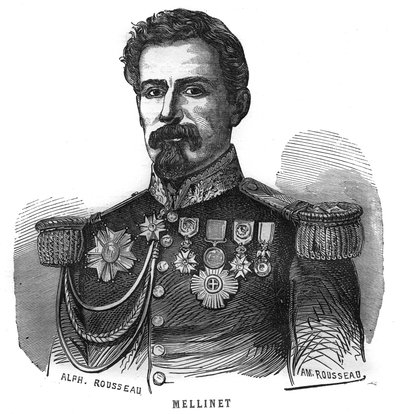 Emile Henry Mellinet (1798-1894)の肖像。Les Illustrations De L