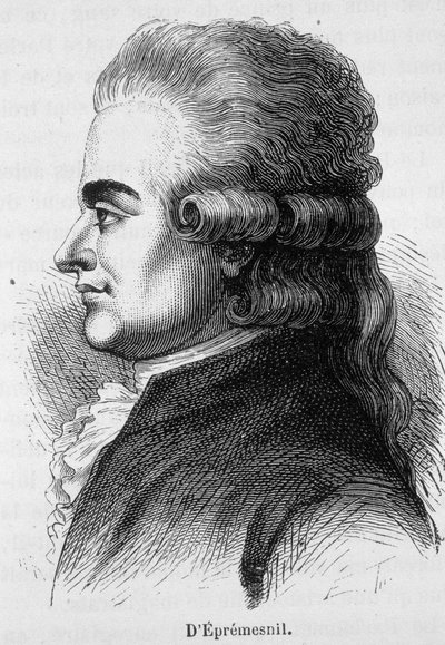 フランスの行政官・政治家であるエプレムスニルの肖像（1746年～1794年） - アンリ・マルタンの「L