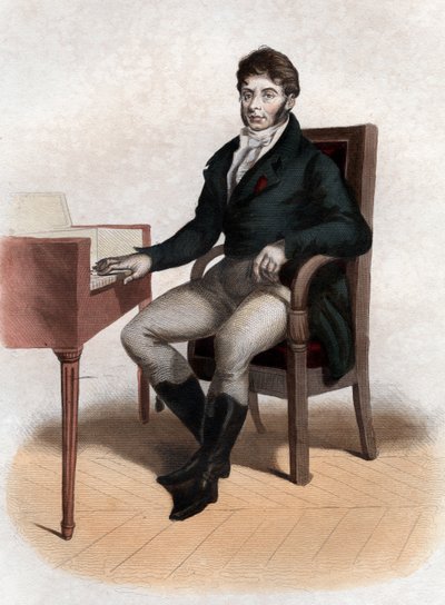 フランスの作曲家、エティエンヌ・ニコラ・メフル（1763-1817）の肖像。 作： French School