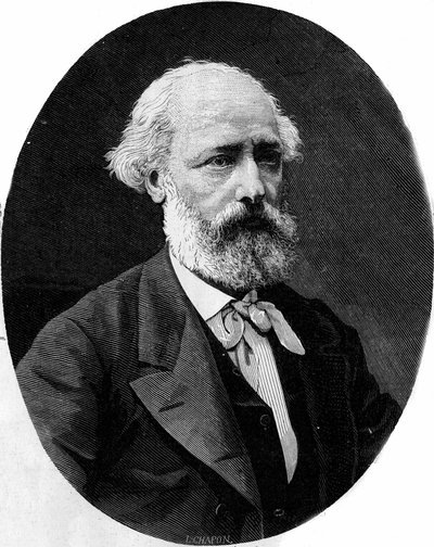 ユージン・ヴィオレ・ル・デュックの肖像（Viollet le Duc 作： French School