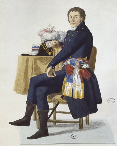 フェルディナンドギレマーデの肖像、1798年 作： French School