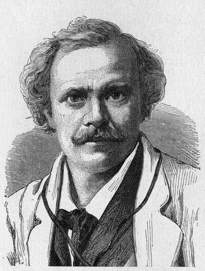Félix Nadar (1820 - 1910)の肖像 - "Album of Science; illustrious scholars; Great discoveries" 1896年に掲載。 作： French School