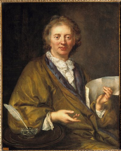 フランソワ・クープラン（1668-1733）（クープラン・ル・グランと呼ばれた）の肖像。17世紀の匿名の絵画。油彩・キャンバス、90×73cm。- フランソワ・クープラン（1668-1733）の肖像（大クープランと呼ばれたフランスの作曲家・オルガン奏者）。 作： French School