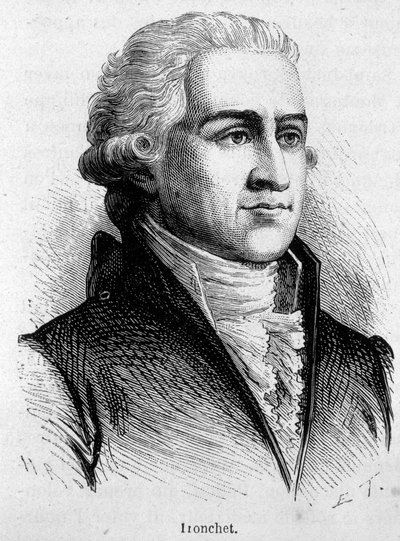 法学者・政治家フランソワ・ドニ・トロンシェ（1726～1806）の肖像 - アンリ・マルタンの『L